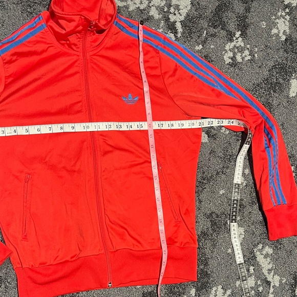 Adidas Scarlet Jacket with Azure Stripes - Picture 4 of 8